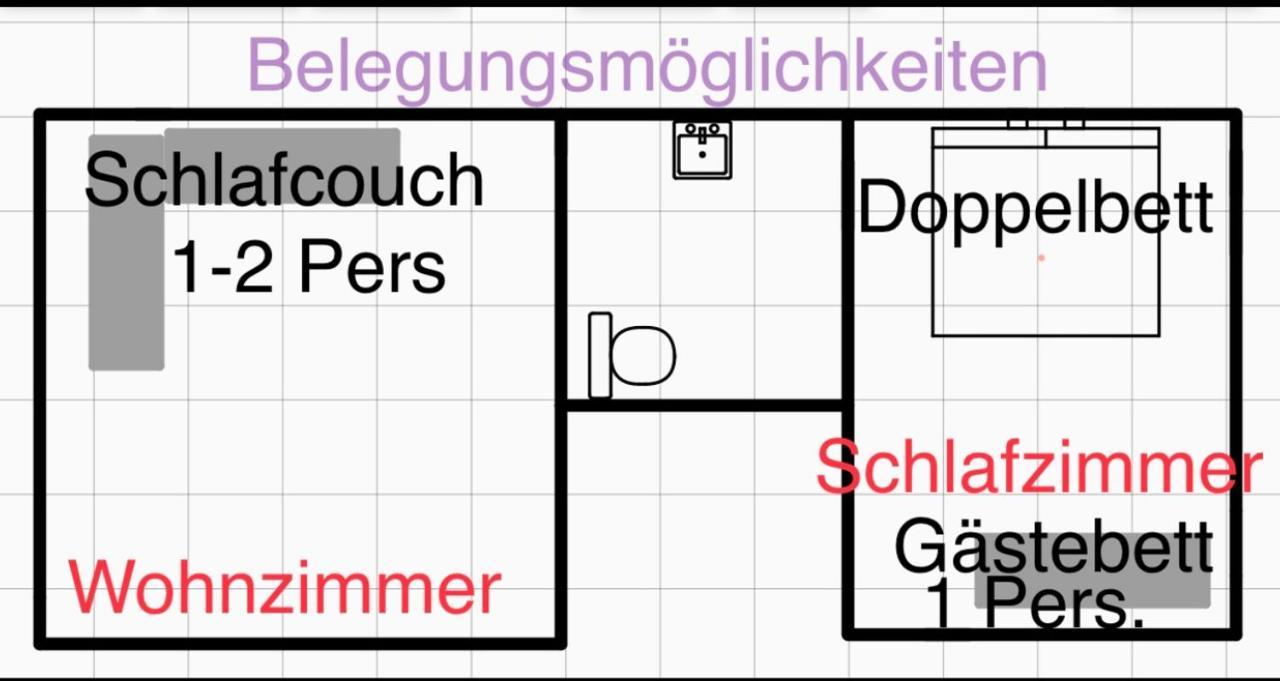 Ruhiges Und Zentral Gelegenes Apartment Rosenfeld Luaran gambar